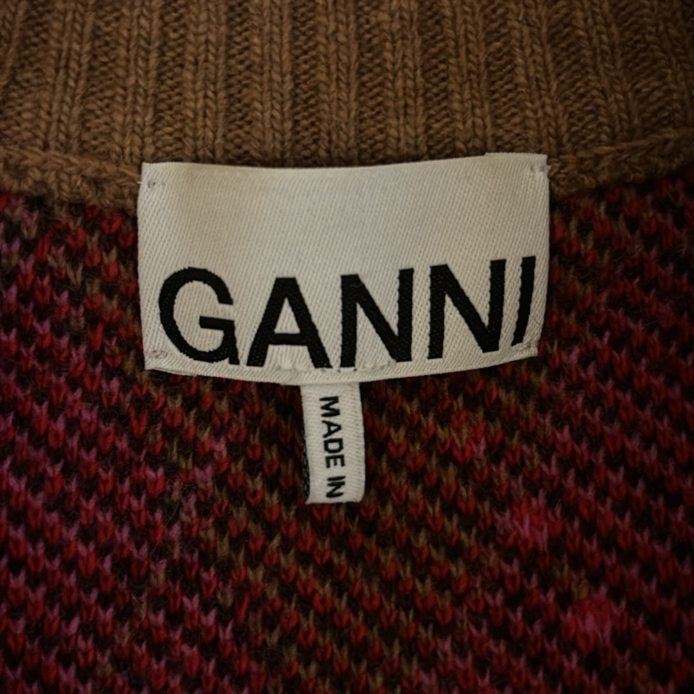 Ganni V-neck Vest Knitwear - Picture 3 of 5